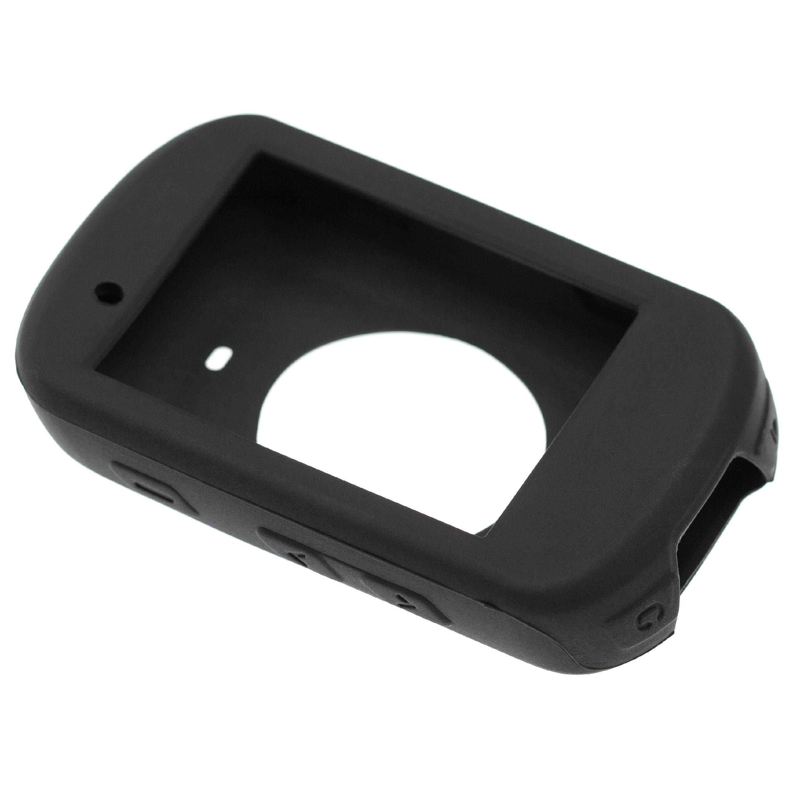 vhbw Hülle kompatibel mit Garmin Edge 530 Fahrrad Navi GPS | Schwarz, Silikon-0
