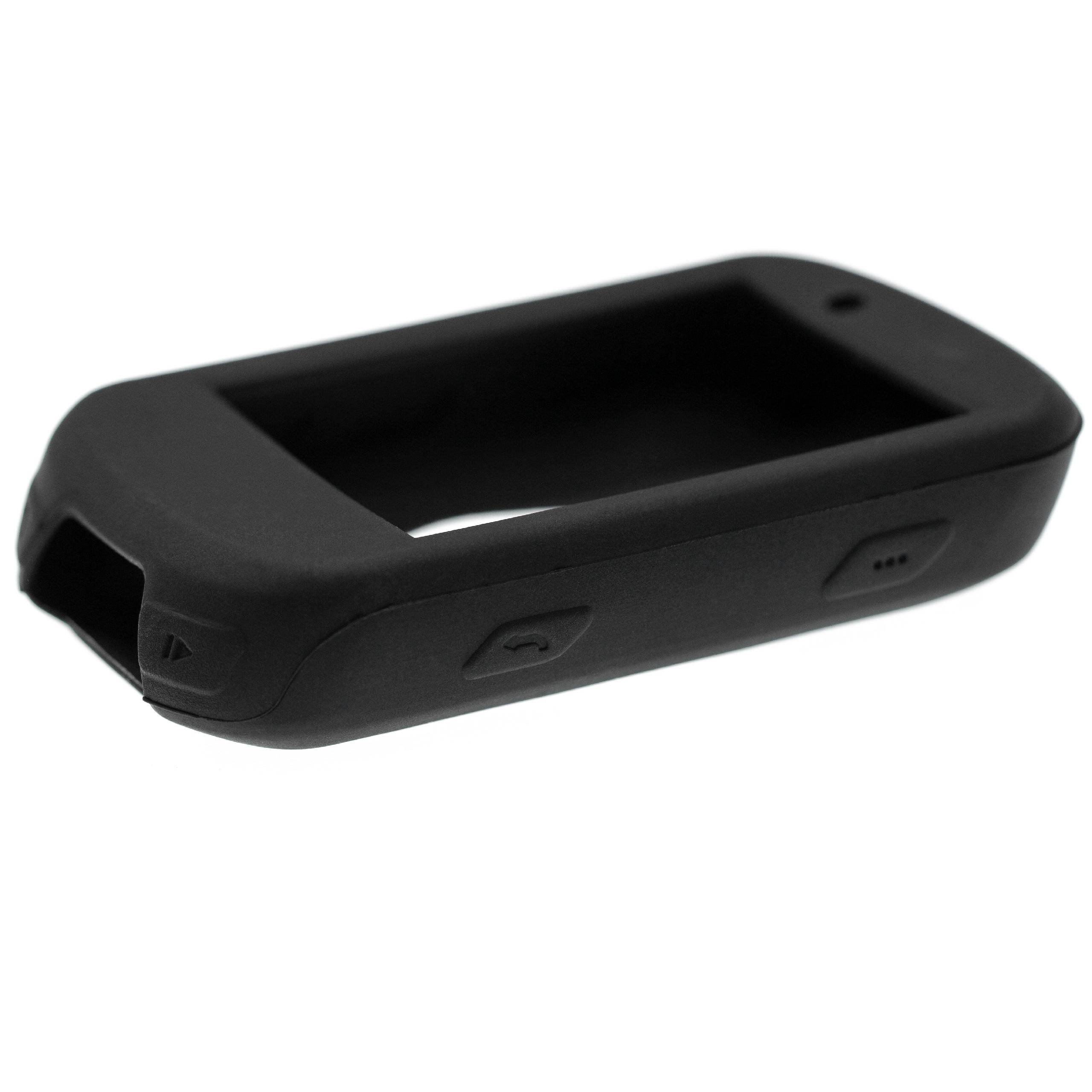vhbw Hülle kompatibel mit Garmin Edge 530 Fahrrad Navi GPS | Schwarz, Silikon-3