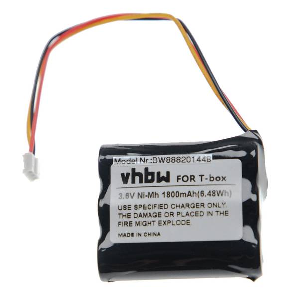 vhbw Akku kompatibel mit tonies Toniebox | Hörspielbox (1800 mAh, 3,6 V, NiMH)