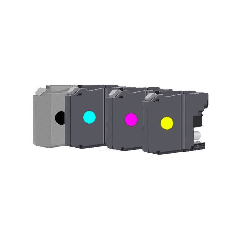 Multi-Pack Tinte G1529 ersetzt brother LC-223 Inhalt 1x schwarz je cyan - Schwar-0