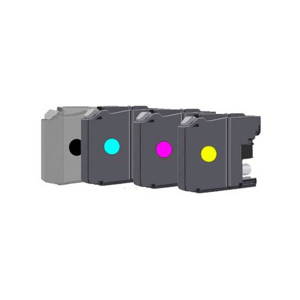 Multi-Pack Tinte G1529 ersetzt brother LC-223 Inhalt 1x schwarz je cyan - Schwar
