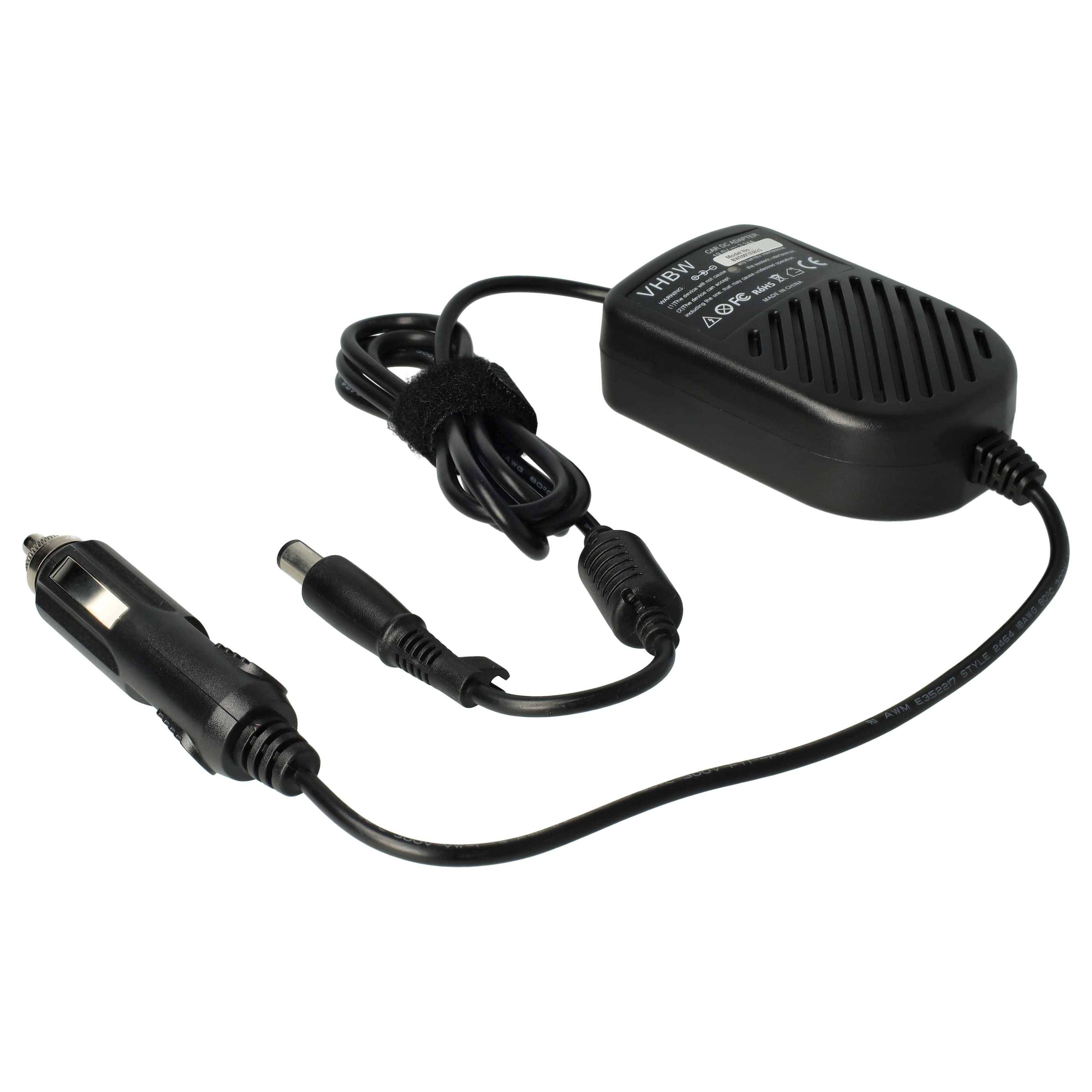 vhbw KFZ-Ladekabel kompatibel mit Dell Latitude D510, D520, D600, D610, D620 Laptop, Notebook - Ladegerät 12V, 65W-0