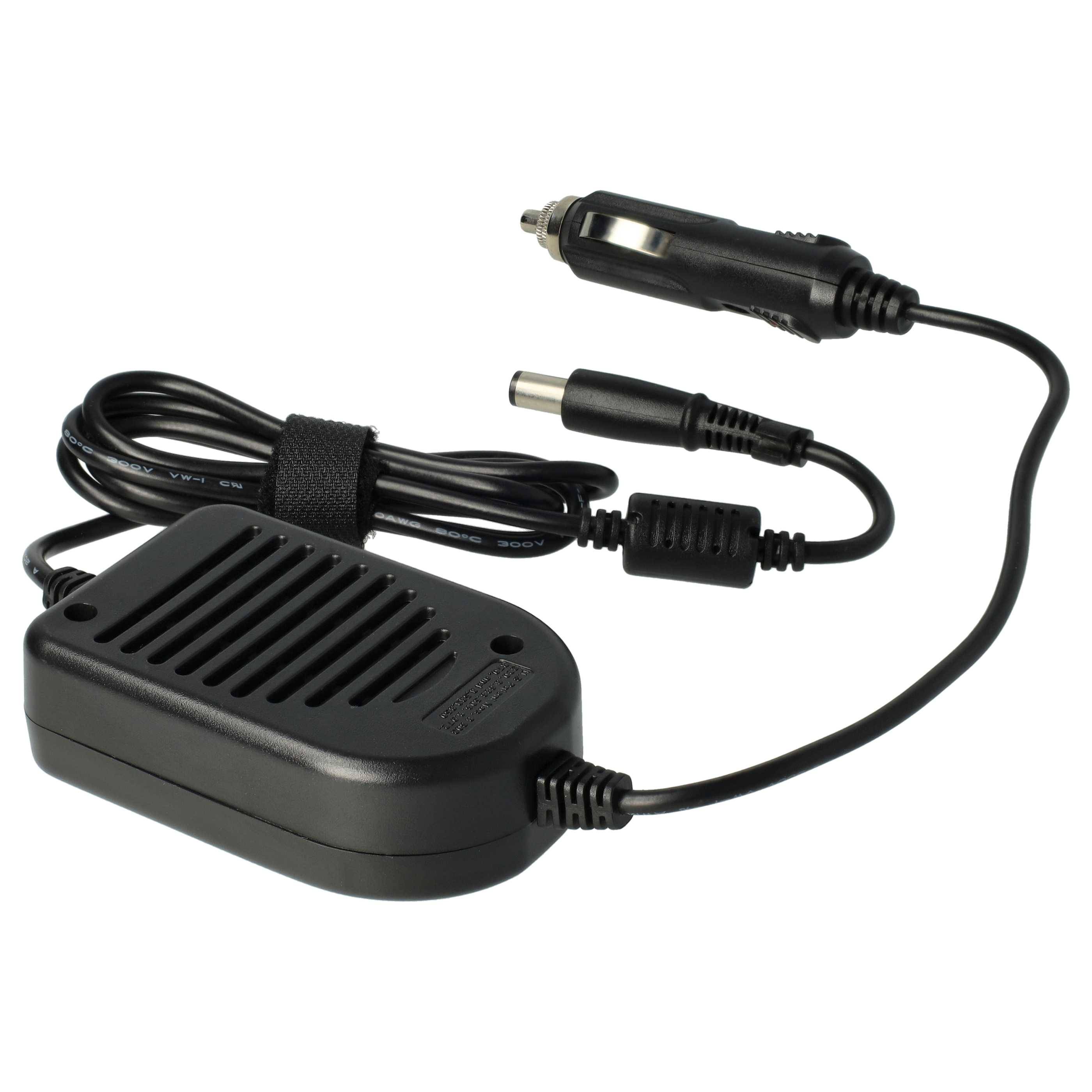 vhbw KFZ-Ladekabel kompatibel mit Dell Latitude D510, D520, D600, D610, D620 Laptop, Notebook - Ladegerät 12V, 65W-1