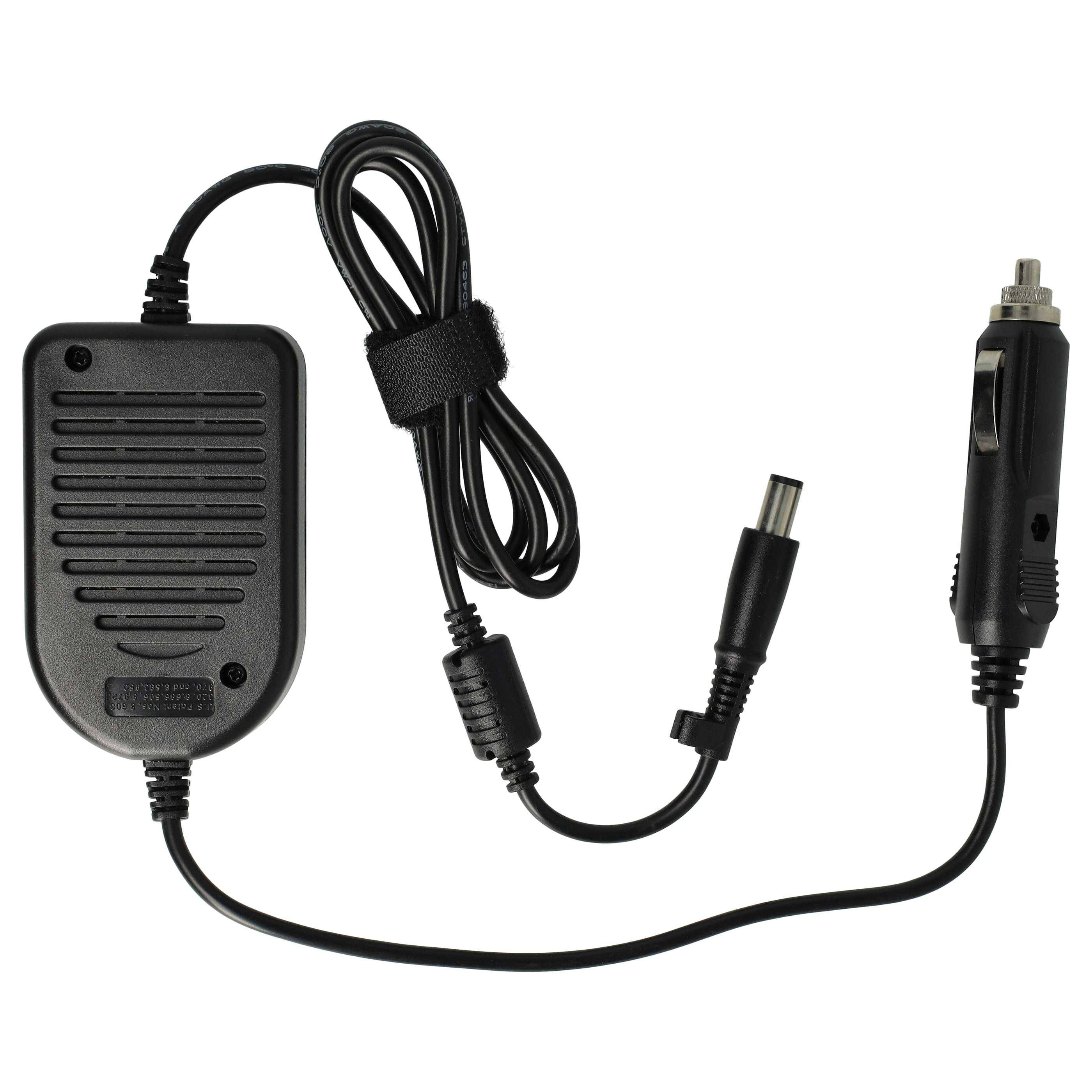 vhbw KFZ-Ladekabel kompatibel mit Dell Latitude D510, D520, D600, D610, D620 Laptop, Notebook - Ladegerät 12V, 65W-3