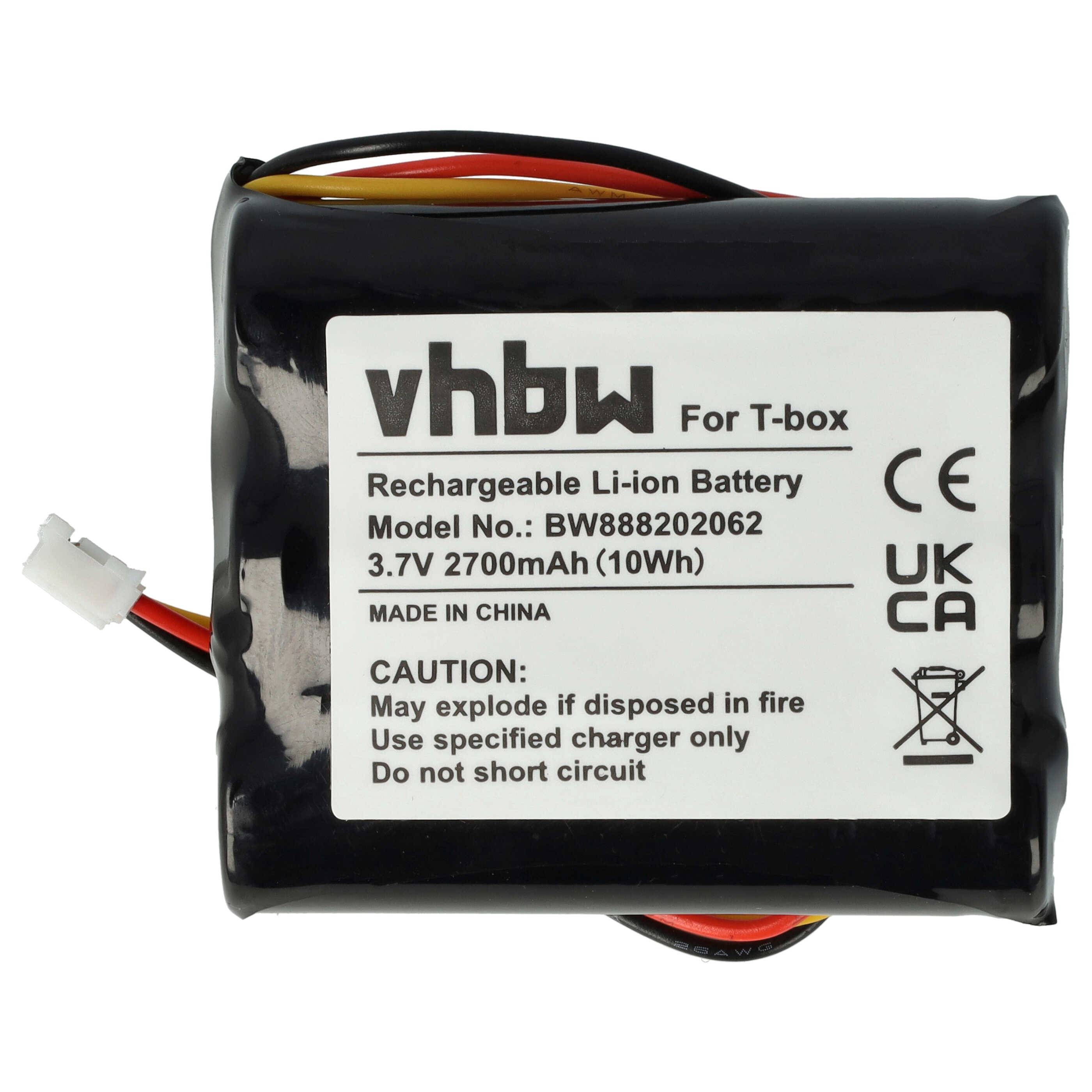 vhbw Akku kompatibel mit tonies Toniebox | Hörspielbox (2700 mAh, 3,7 V, Li-Ion)-0