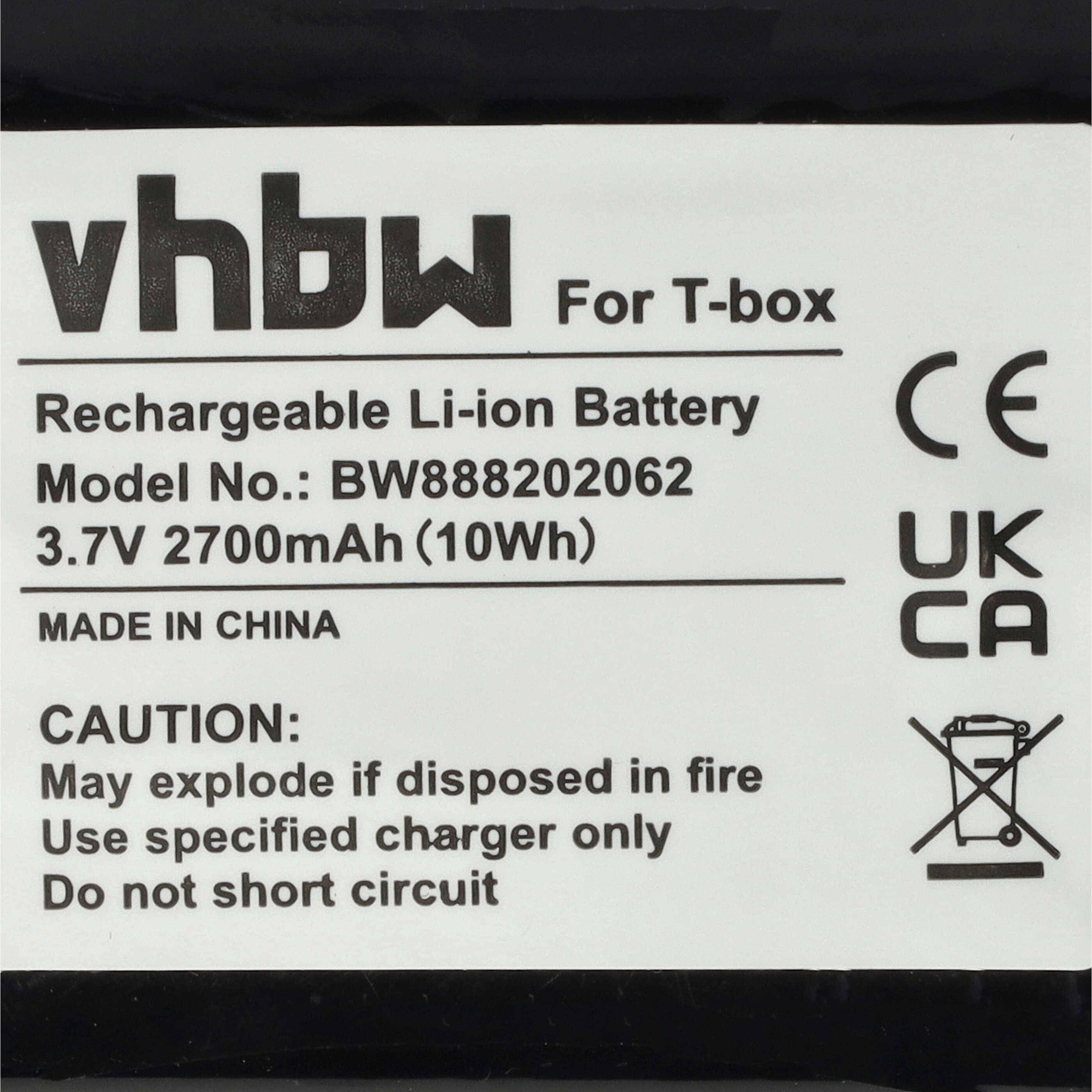vhbw Akku kompatibel mit tonies Toniebox | Hörspielbox (2700 mAh, 3,7 V, Li-Ion)-4