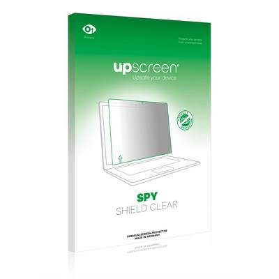 upscreen Spy Shield Clear Premium Blickschutzfolie für Notebooks mit 17 Zoll Displays [368-0