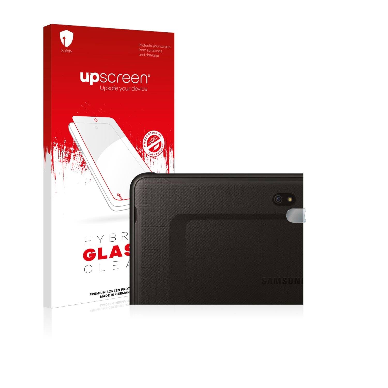 upscreen Hybrid Glass Clear Premium Schutzglas Folie für Samsung Galaxy Tab Active Pro (NUR-0