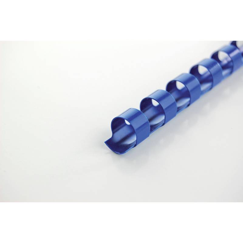 Plastikbinderücken DIN A4 8mm blau 100 St./Pack. - Artikel: 125243350-0