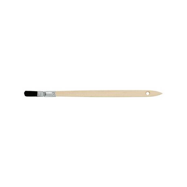 WESTEX Plattpinsel schwarze Naturborste, 25 mm, gebogen