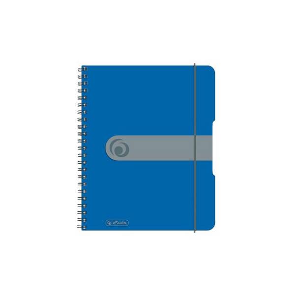herlitz Collegeblock easy orga to go, A5, 80 Blatt, blau
