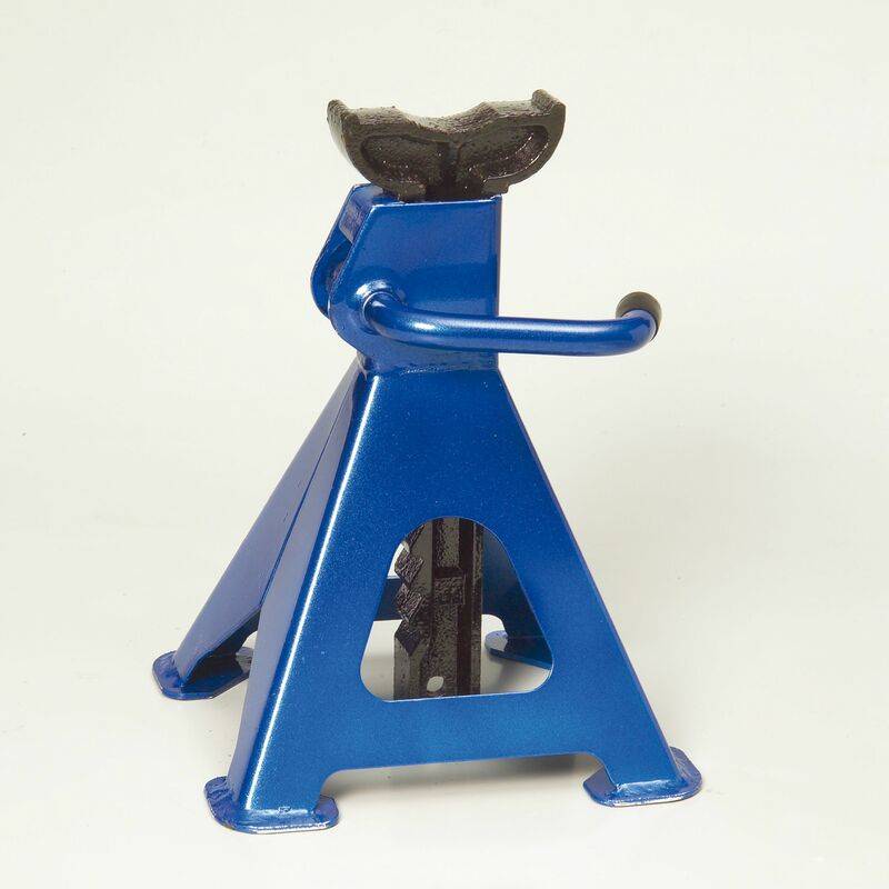 cartrend Unterstellbock, Tragkraft: 2.000 kg, blau-0
