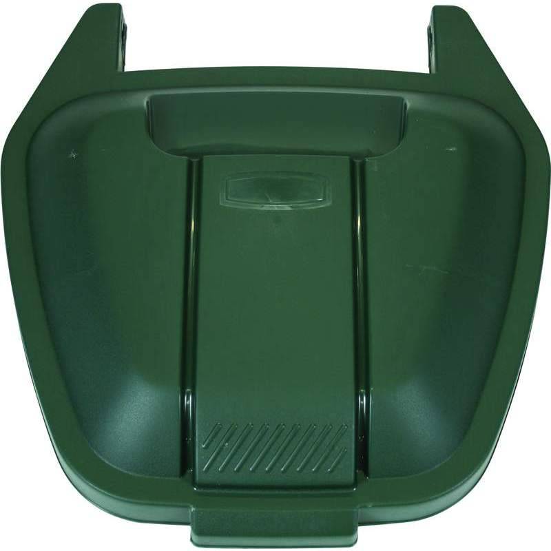 Rubbermaid Deckel für Abfall-Rollcontainer, PP, grün-0