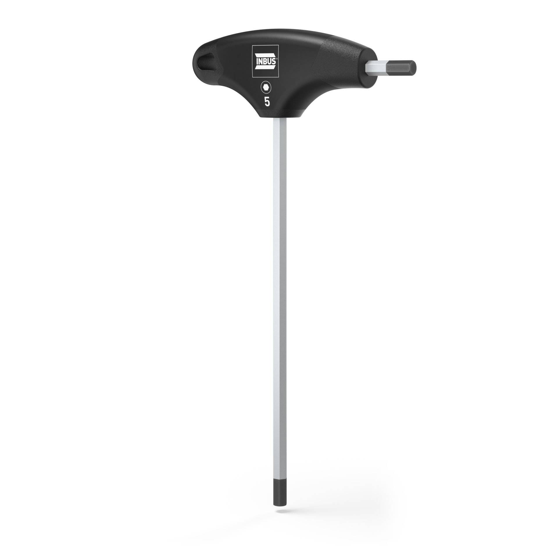 INBUS® Innen-Sechskant Schraubendreher mit T-Griff HybridTouch - Schlüsselweite: 5 mm - Klingenlänge: 150 mm-0