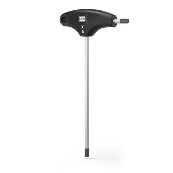 INBUS® Innen-Sechskant Schraubendreher mit T-Griff HybridTouch - Schlüsselweite: 5 mm - Klingenlänge: 150 mm