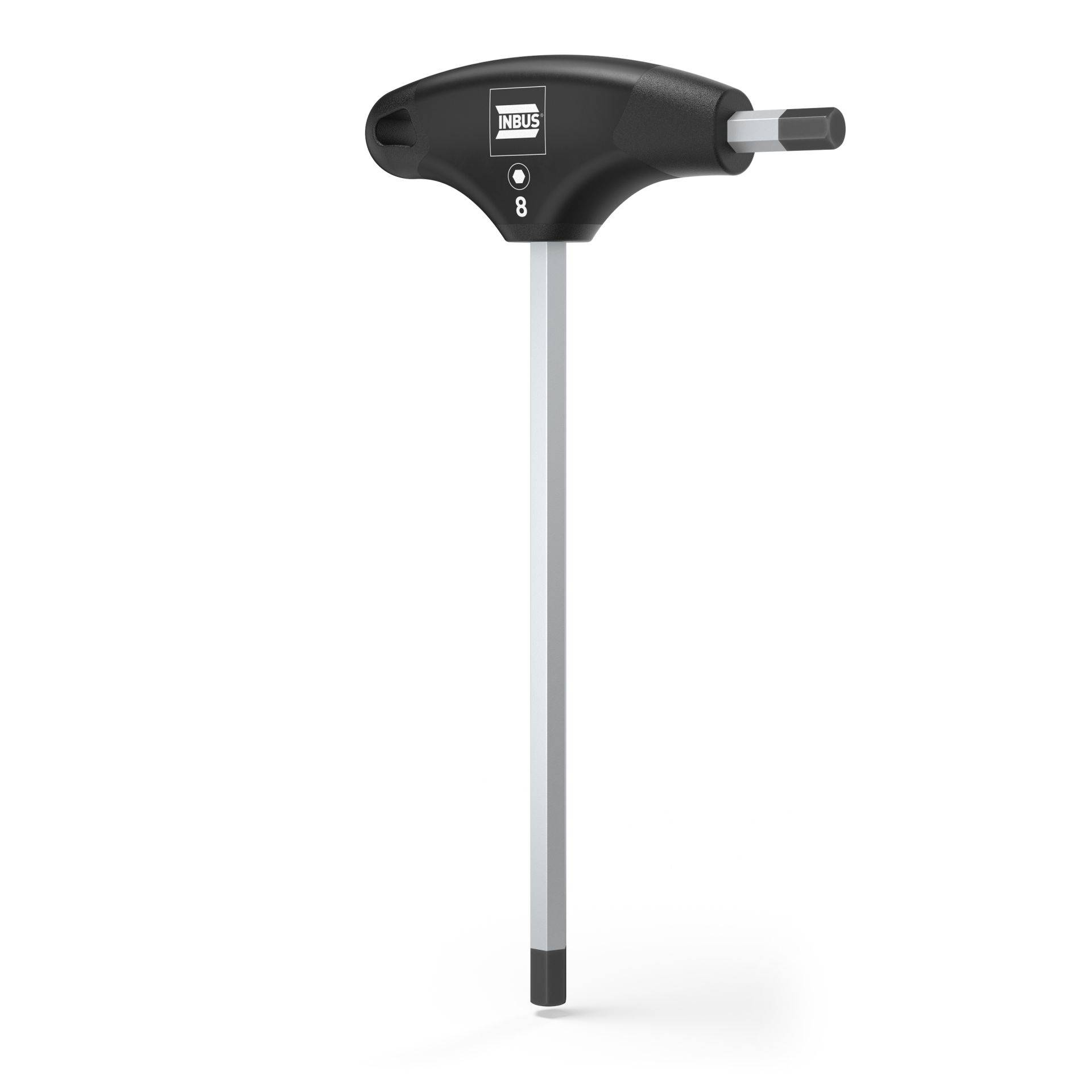 INBUS® Innen-Sechskant Schraubendreher mit T-Griff HybridTouch - Schlüsselweite: 8 mm - Klingenlänge: 175 mm-0