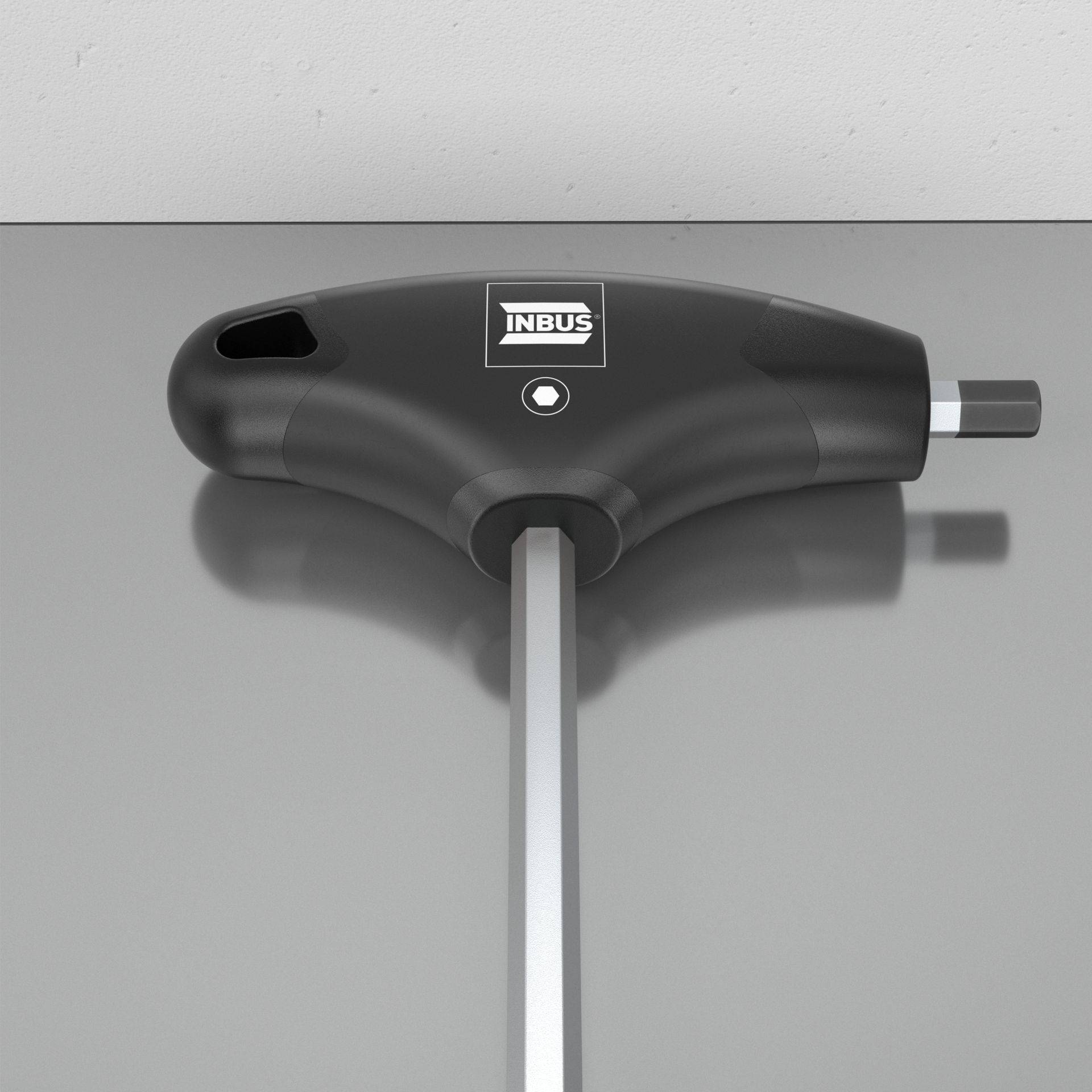 INBUS® Innen-Sechskant Schraubendreher mit T-Griff HybridTouch - Schlüsselweite: 8 mm - Klingenlänge: 175 mm-5