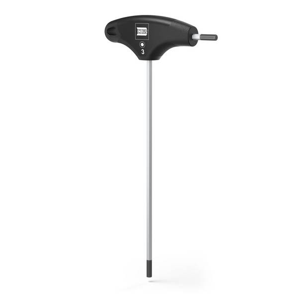 INBUS® Innen-Sechskant Schraubendreher mit T-Griff HybridTouch - Schlüsselweite: 3 mm - Klingenlänge: 125 mm