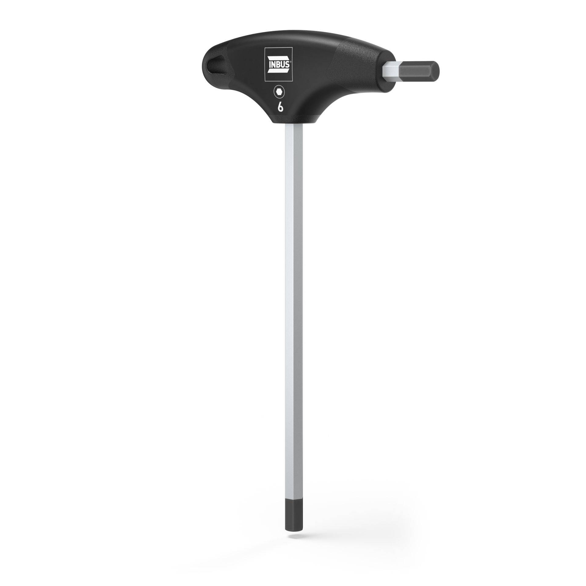 INBUS® Innen-Sechskant Schraubendreher mit T-Griff HybridTouch - Schlüsselweite: 6 mm - Klingenlänge: 150 mm-0