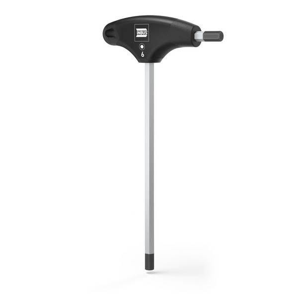 INBUS® Innen-Sechskant Schraubendreher mit T-Griff HybridTouch - Schlüsselweite: 6 mm - Klingenlänge: 150 mm