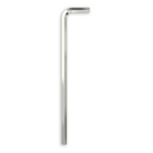 INBUS® Innen-Sechskant Winkelschraubendreher 14 mm - Ausführung extra lang, glänzend vernickelt (71140)