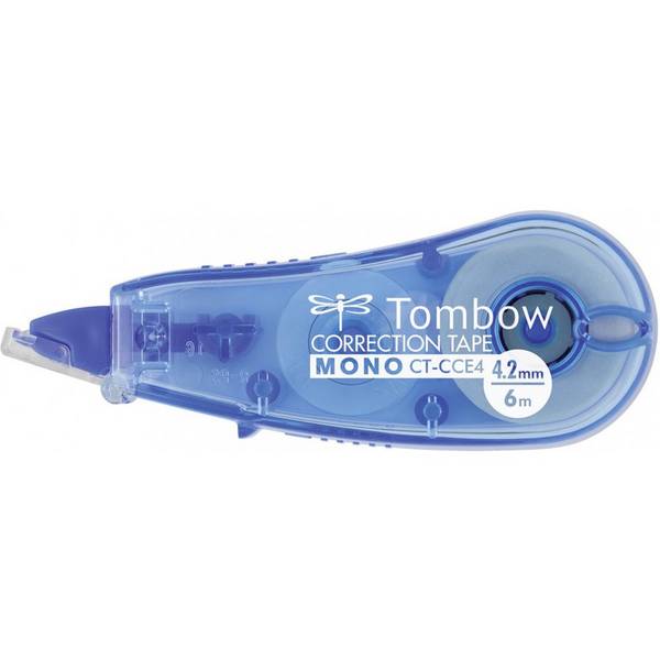 Korrekturroller Mono CCE 4,2mmx6m transparent blau