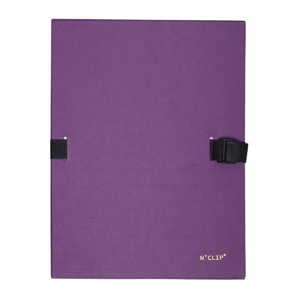 EXACOMPTA Dokumentenmappe N'CLIP, DIN A4, lila