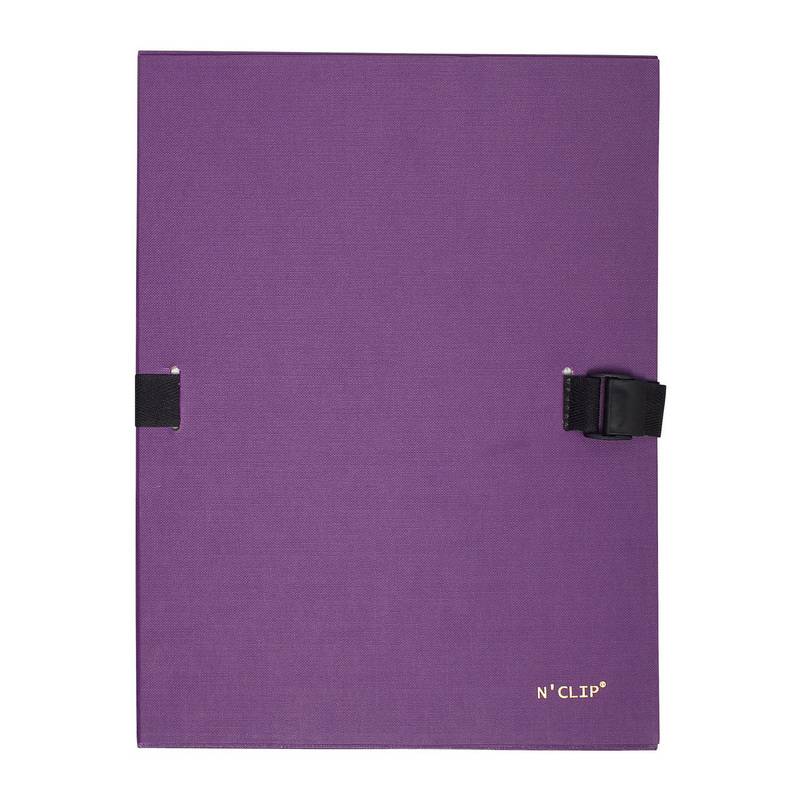 EXACOMPTA Dokumentenmappe N'CLIP, DIN A4, lila-0
