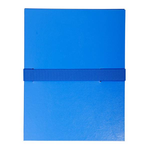 EXACOMPTA Dokumentenmappe mit Klettverschluss, blau