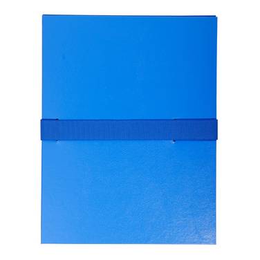 EXACOMPTA Dokumentenmappe mit Klettverschluss, blau