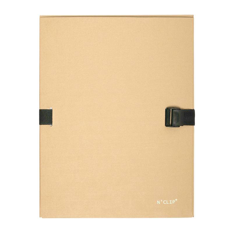 EXACOMPTA Dokumentenmappe N'CLIP, DIN A4, beige-0