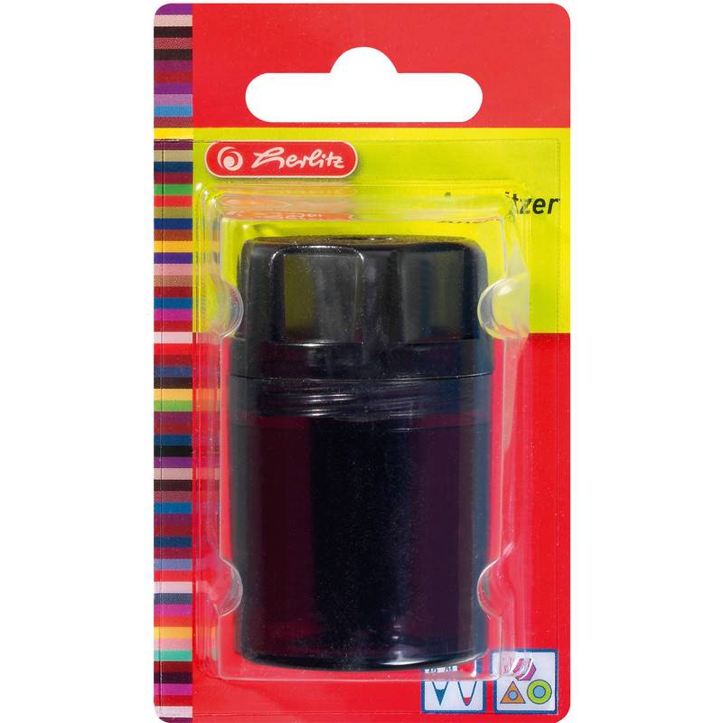 herlitz Spitzdose, aus Kunststoff, rund-0