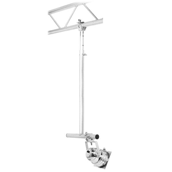 GUIL TTL-02 - T-förmiger Aluminium-Teleskoparm mit ABZ-24 Klemmkupplung (geeignet für Rohre mit Außen-Ø 45 - 52 mm |
