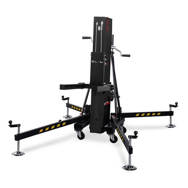 GUIL ULK-600XL - Kompakter Gabellift mit Winde (Arbeitshöhe max. 6,00m | Belastbarkeit max. 350kg | Ladehöhe 30cm |