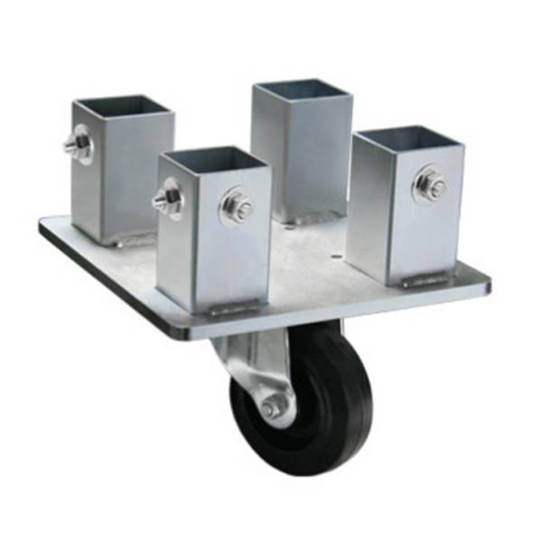 GUIL APR-4/5 - Lenkrollen-Adapter zum Verbinden von vier 50 x 50 mm Standfüßen (geeignet für TM440 | TM440XL | TM300