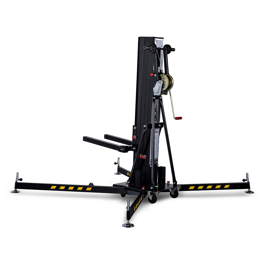 GUIL ULK-400 - Kompakter Gabellift mit Winde (Arbeitshöhe max. 5,00m | Belastbarkeit max. 200kg | Ladehöhe 19cm |-0