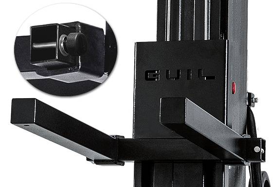 GUIL ULK-400 - Kompakter Gabellift mit Winde (Arbeitshöhe max. 5,00m | Belastbarkeit max. 200kg | Ladehöhe 19cm |-4