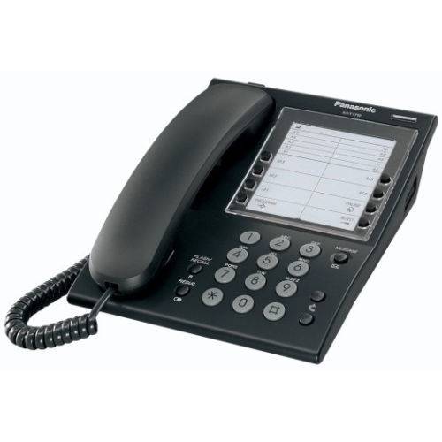 PANASONIC KX-T7710NE-B - Analoges Systemendgerät mit 8 programmierbaren Tasten - schwarz-0