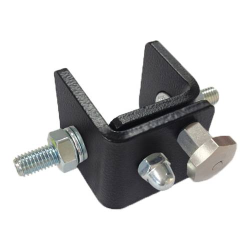 GUIL ABZ-60 - Scharniersystem für Hakenklemmen und Kupplungen (Belastbarkeit max. 75 kg | Maße 50 x 50 mm) - in schwarz-0