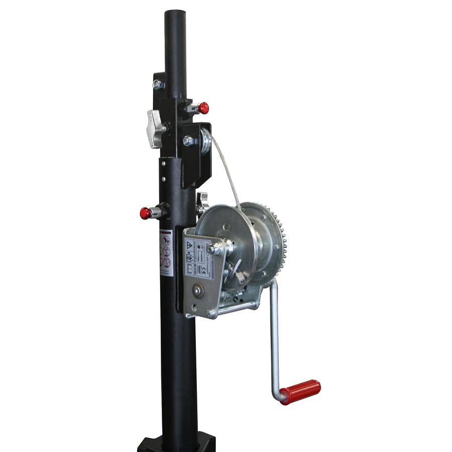 GUIL ELC-710 - Kompakter Teleskop-Lift mit Winde und Ø 35 mm Spigot (Höhe max. 4,00m | Belastbarkeit max. 100kg |-2