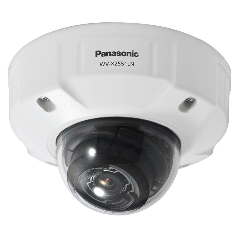 I-PRO WV-X2551LN - Vandalismussichere Fixkuppel-Netzwerkkamera für Außenbereiche (1/2.8" CMOS | IR-LED-Beleuchtung |-0