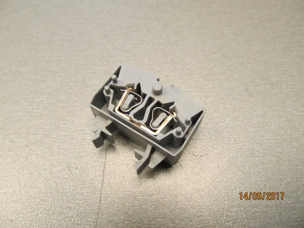 WAGO Reihenklemme 04pol 10,0mm 2,5² grau "264" (Feder) - 100 Stück-0