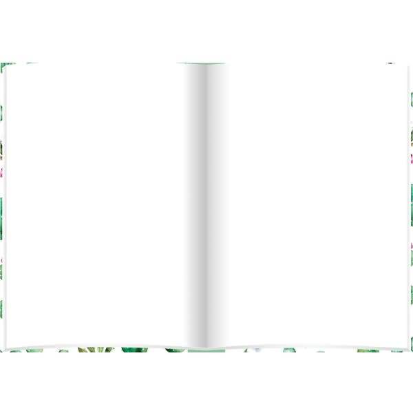 Notizbuch A4 -Kakteen- blanko 96 Blatt-1