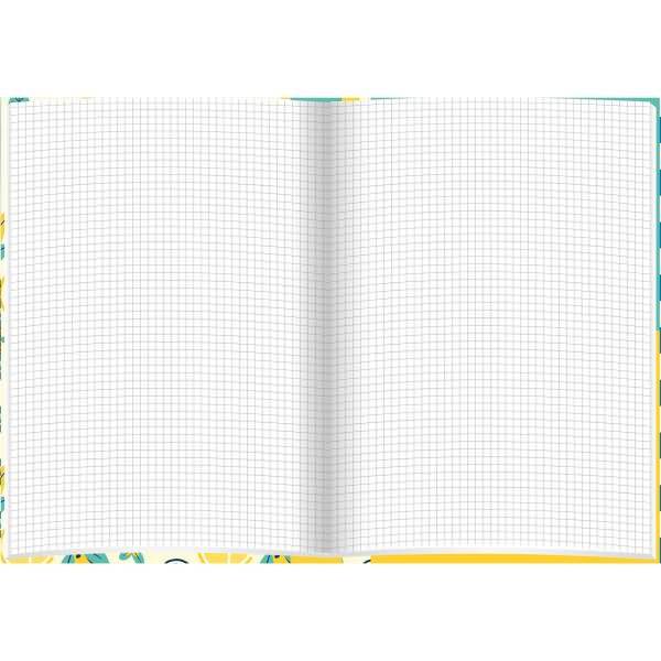 Notizbuch A5 -Fresh Lemons- kariert 96 Blatt-1