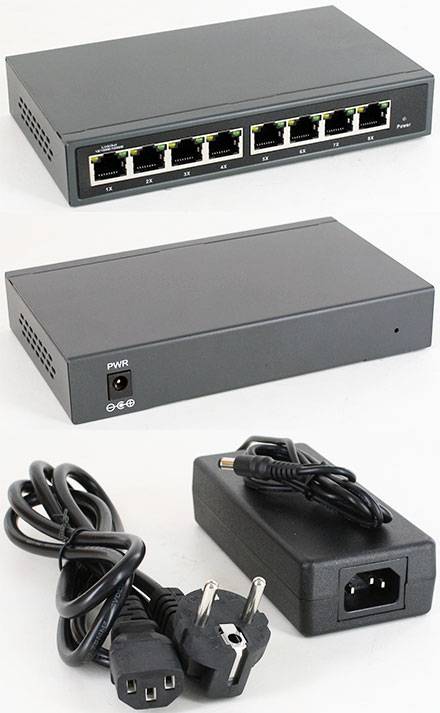 POE Gigabit Switch PLUS (8x POE IEEE802.3af/at, 120W, Managed)-0