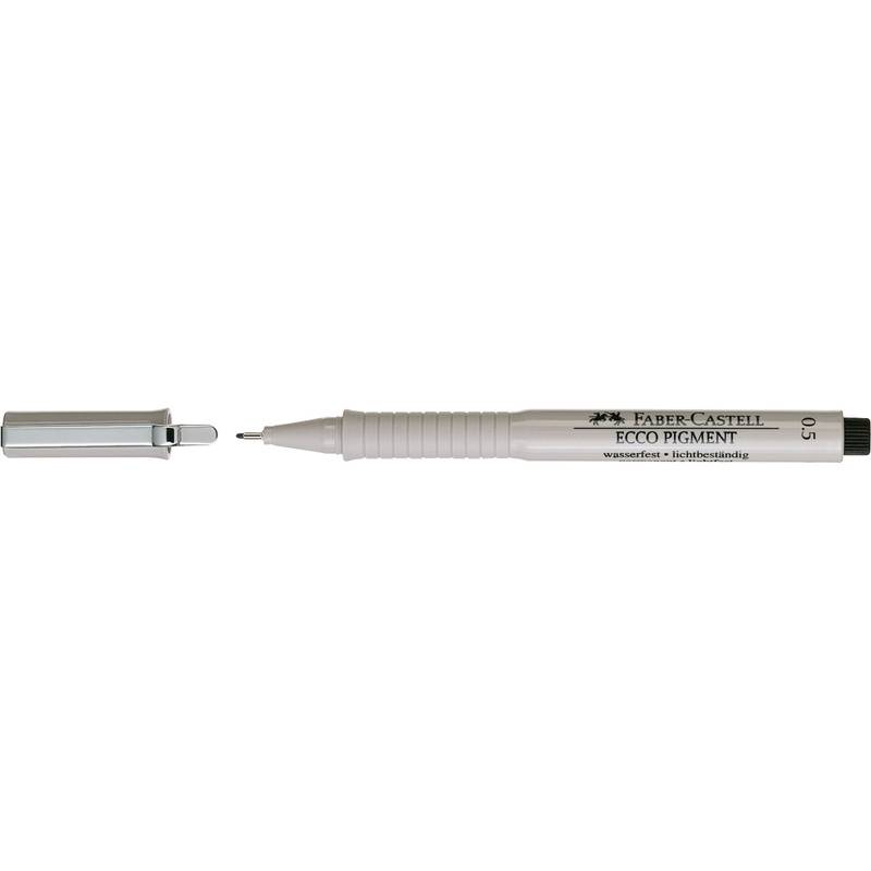 Fineliner Ecco-Pigment schwarz 0,50 mm-0