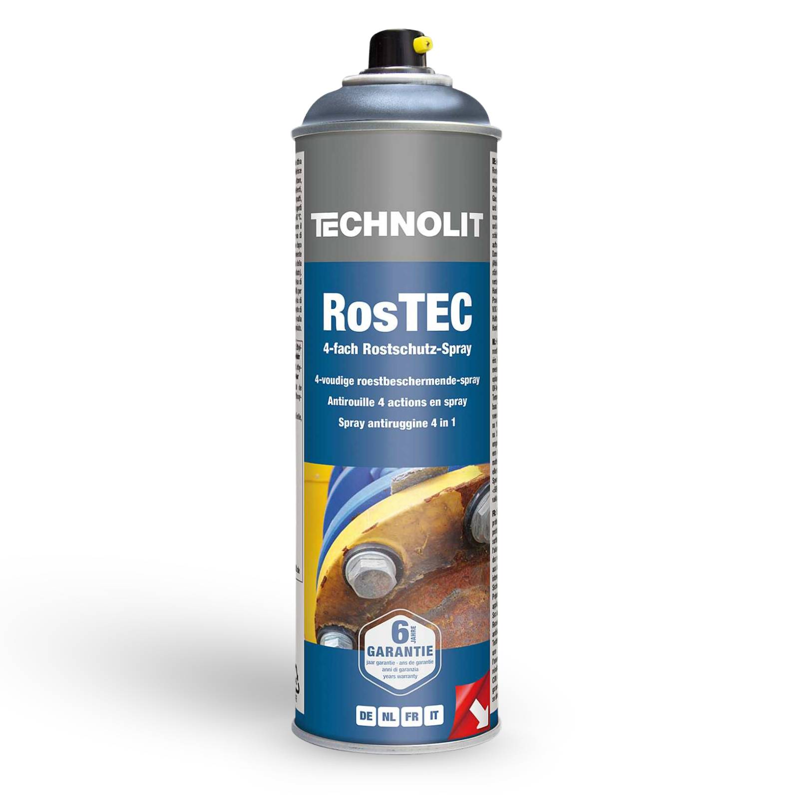TECHNOLIT Rostschutz Spray RosTEC RAL 500 ml - Farbe:anthrazitgrau-0