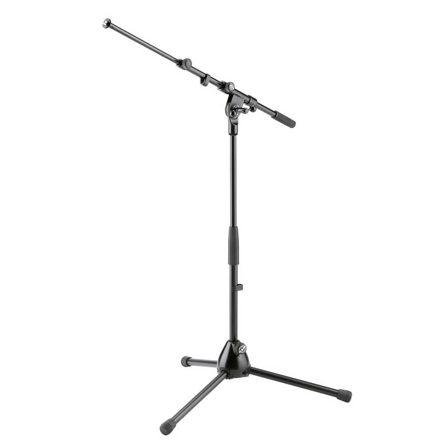 KOENIG & MEYER Mikrofonstativ - Extrem niedrige Ausführung (ausziehbar 425 - 725 mm | 3/8" Gewindeanschluss | Höhe 280-0