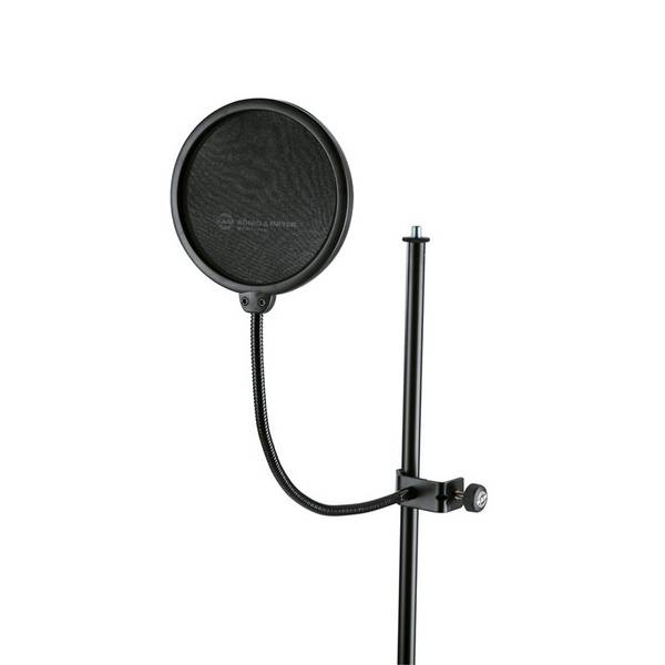KOENIG & MEYER Popkiller - passend für alle gängigen Mikrofonstative (Ø 130 mm | Länge 330 mm | bis Rohr-ø 30 mm) - in