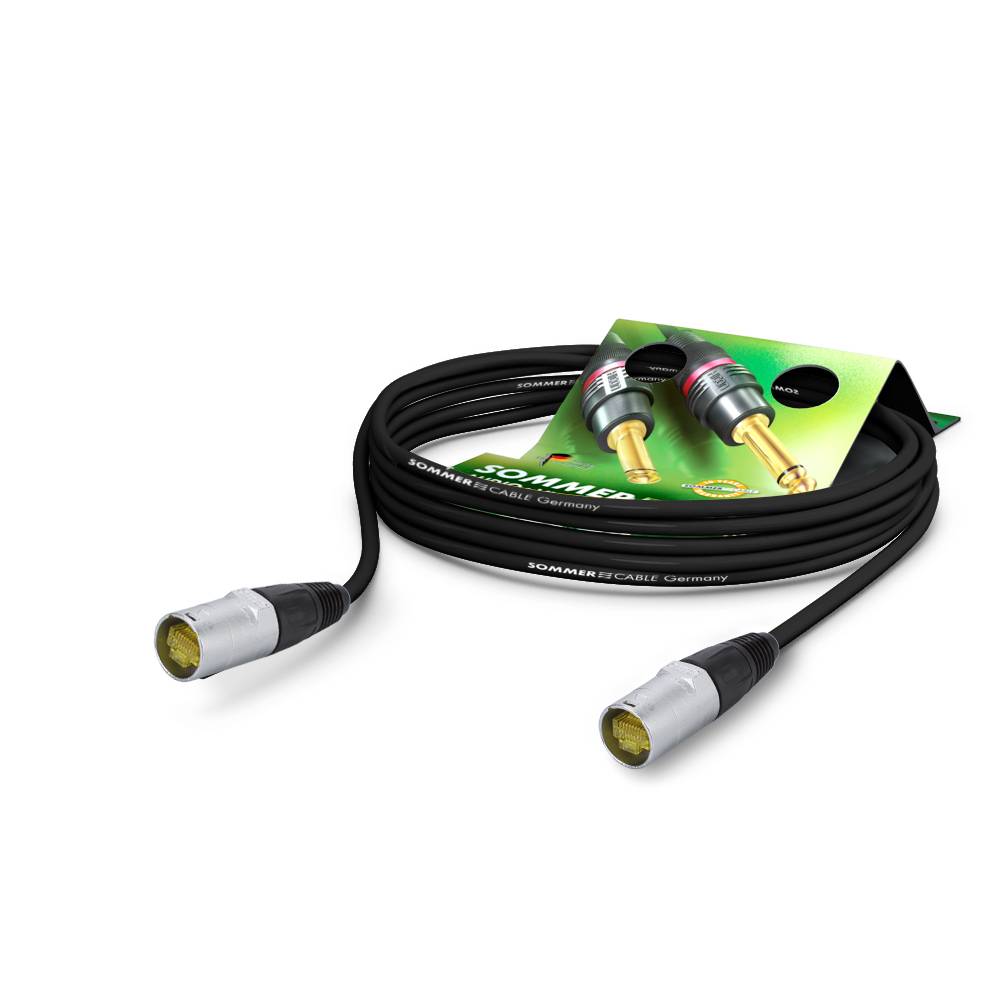 SOMMER CABLE Netzwerkkabel SC-Mercator CAT.7 PUR (8 x 0,14mm² | RJ45 male / RJ45 male | Version 1:1 | NEUTRIK | 3,00m) --0